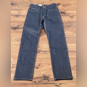 Lee Heritage Raw Straight Selvedge Jean ‘Blue’ (size mens 29 & 30)